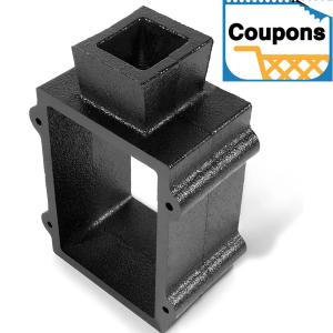 2-Part Cast Iron Flask Mold for Jewelry Casting