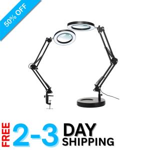 10X Dimmable LED Magnifier with Heavy Base