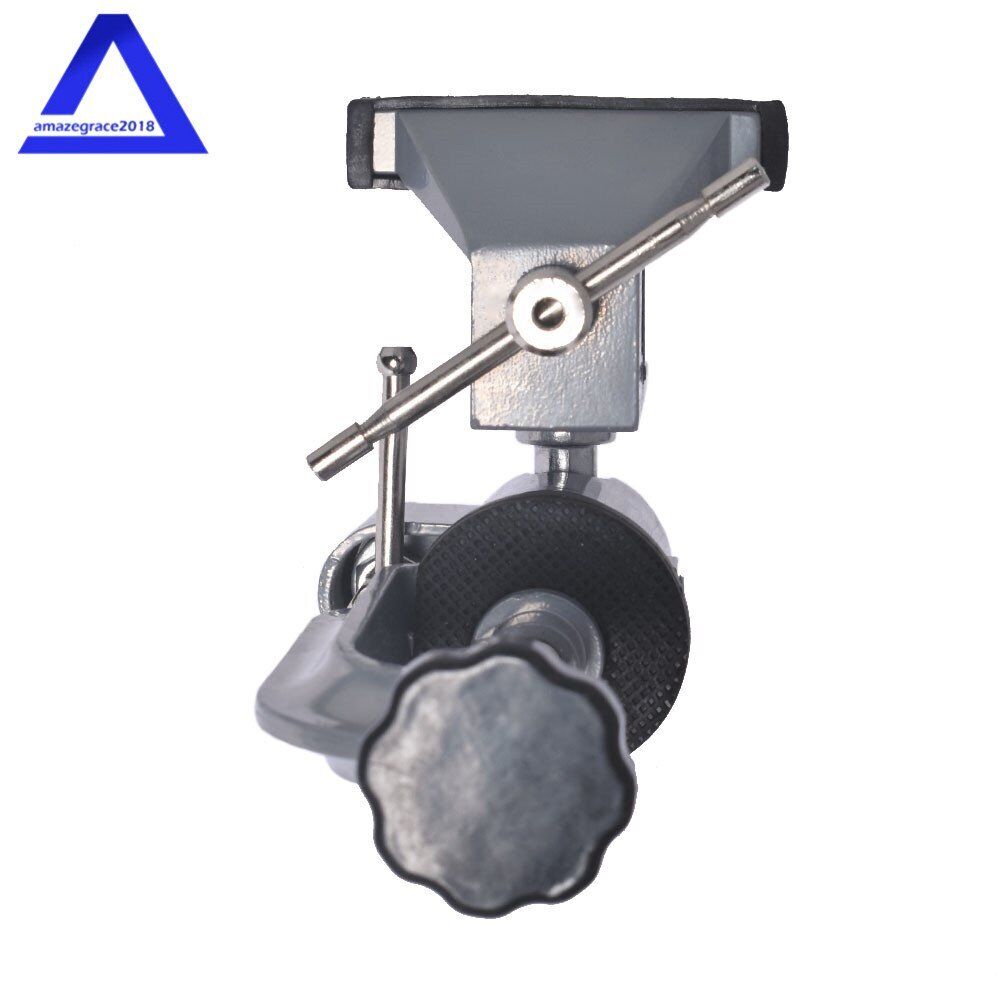 Universal 3" Bench Vise: Swivel, Tilt, Rotate
