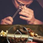 30x 21mm Jeweler's Glass Magnifying Loupe