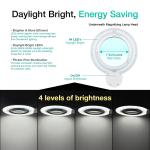 7-Inch LED Magnifying Lamp with Clamp