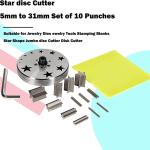 Star Shape Metal Disc Cutter Set with Handle