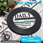 10X Dimmable LED Magnifier with Heavy Base