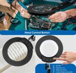 10X Magnifying Lamp with Adjustable Arm for Crafts