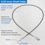 39” Foredom Flexshaft Inner Shaft and Outer Sheath