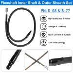39” Foredom Flexshaft Inner Shaft and Outer Sheath
