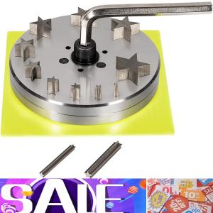 Star Shape Disc Cutter Set with 10 Punches