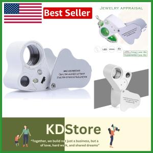 LED Light Jewelry Loupe with Dual Lenses