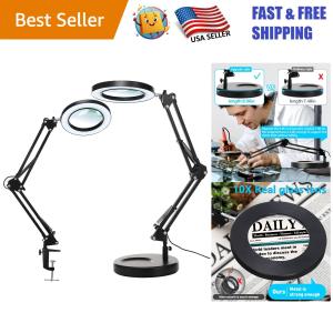 LED Magnifying Glass with Heavy Base for Crafts