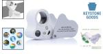 Portable Jewelry Loupe with LED Light and Magnification