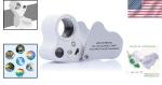 LED Light Jewelry Loupe with Dual Lenses