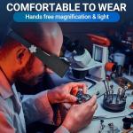 YOCTOSUN Rechargeable Headband Magnifying Glasses