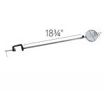 Steel and Glass Desktop Magnifier with Clamp