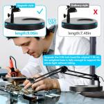 10X LED Magnifying Glass for Crafts and Reading