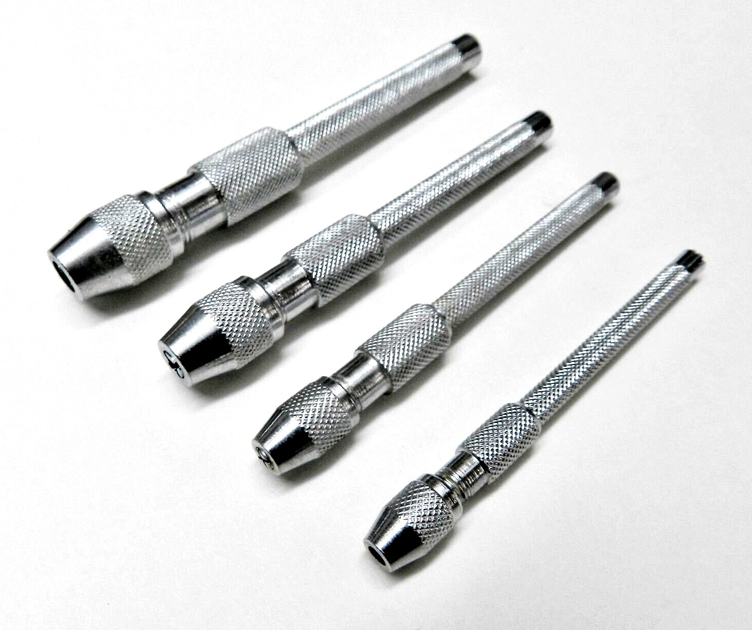4-Piece Handheld Pin Vise Set: Chucks for Metalsmithing
