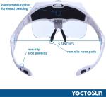 Rechargeable Head Magnifier with 3.5X Magnification