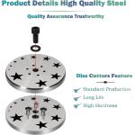 Star Shape Disc Cutter Set with 10 Punches