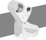 Portable Jewelry Loupe with LED Light and Magnification