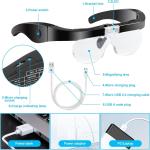 LED Lighted Magnifying Glass - 1.5X to 5X