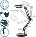 LED Magnifying Glass with Heavy Base for Crafts