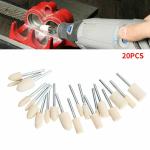 20 Pack Wool Buffing Pads for Dremel Tool