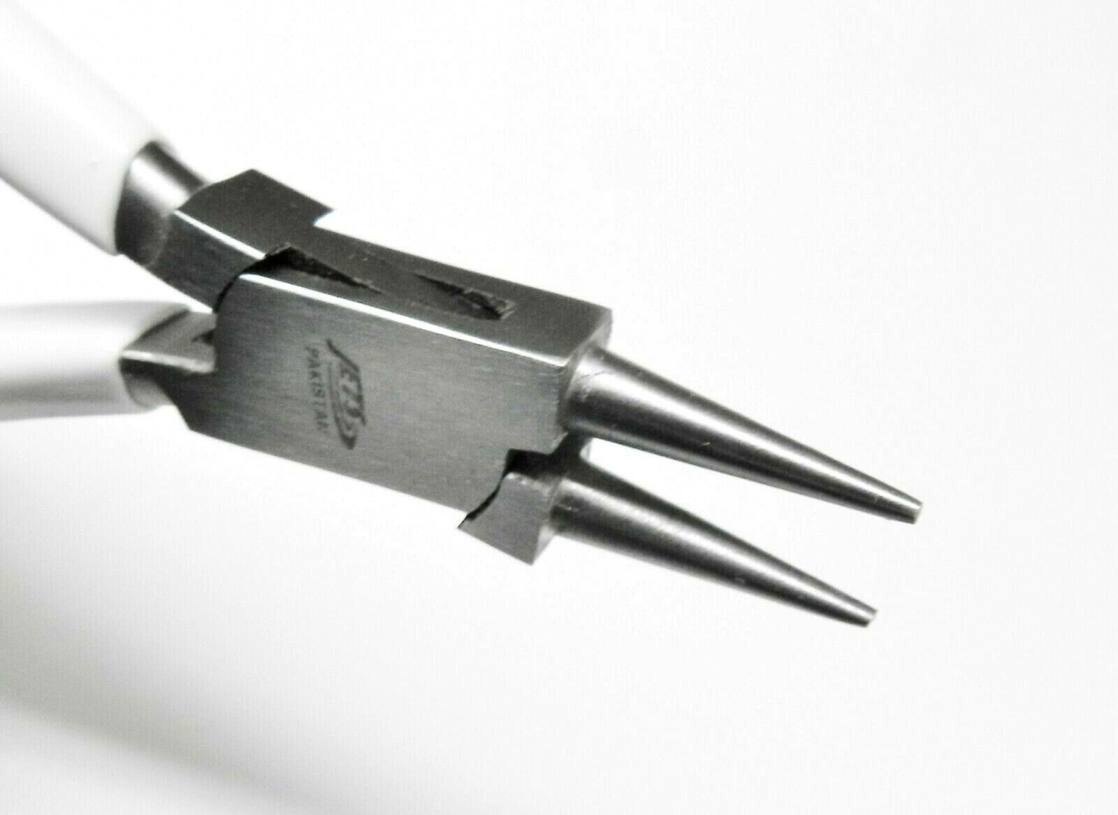 6-1/2" Thick Gauge Round Nose Pliers for Metalsmithing