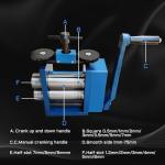 3" Manual Rolling Mill for Jewelry Making