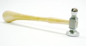 1" Chasing Hammer with Domed Face for Jewelry