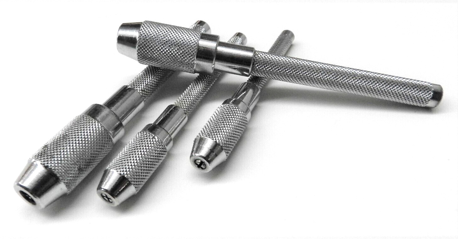 4-Piece Handheld Pin Vise Set: Chucks for Metalsmithing