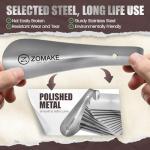 Portable Stainless Steel Shoe Horn Set - 2 Pcs