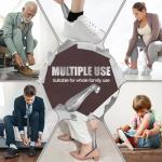 Portable Stainless Steel Shoe Horn Set - 2 Pcs