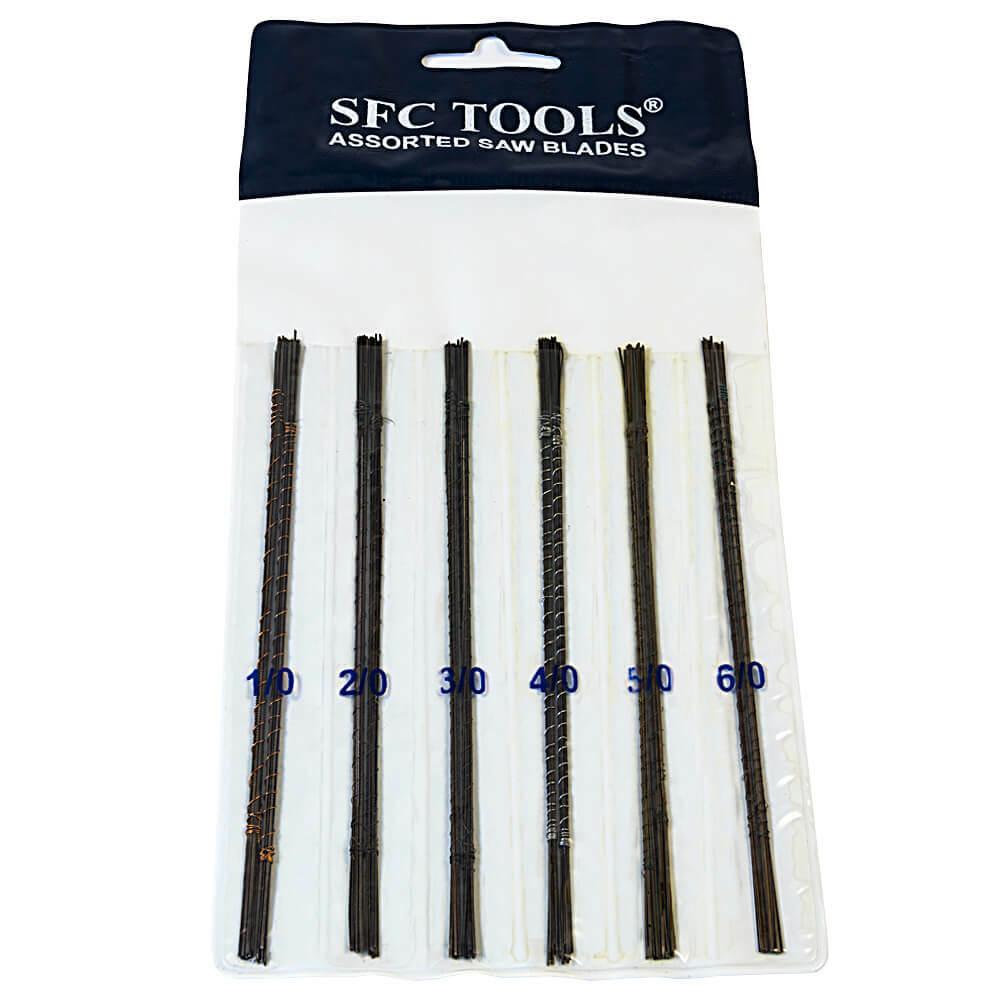 Jeweler's Saw Blades Set, Sizes 1/0 to 6/0
