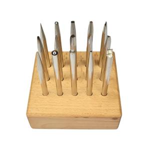 15-Piece Repoussé Punch Set for Jewelry Making
