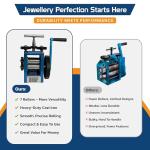 3-Inch Manual Rolling Mill for Jewelry Making