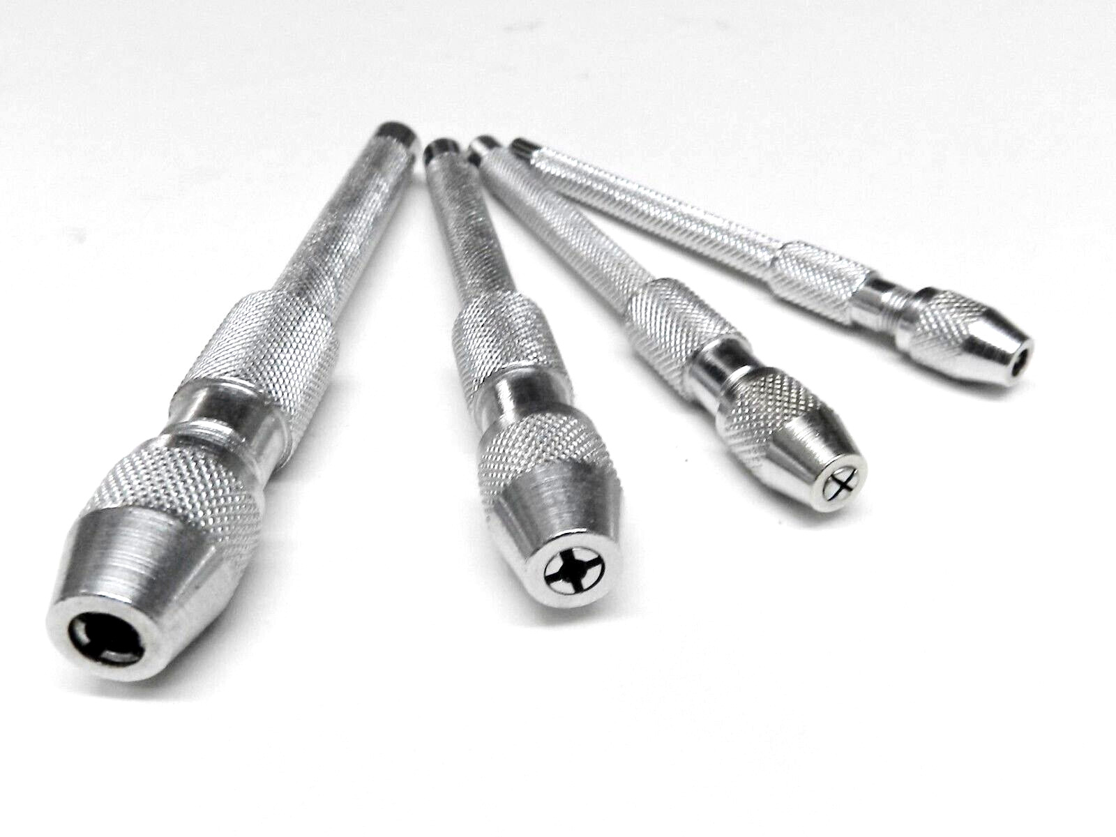 4-Piece Handheld Pin Vise Set: Chucks for Metalsmithing
