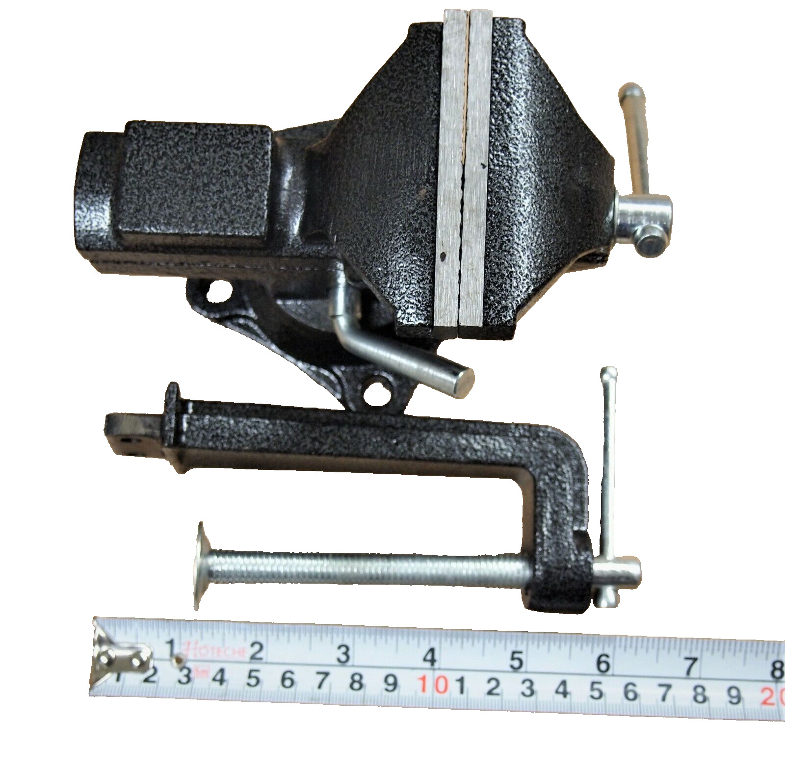 Multi-function Bench Vise with Swivel Base and Anvil