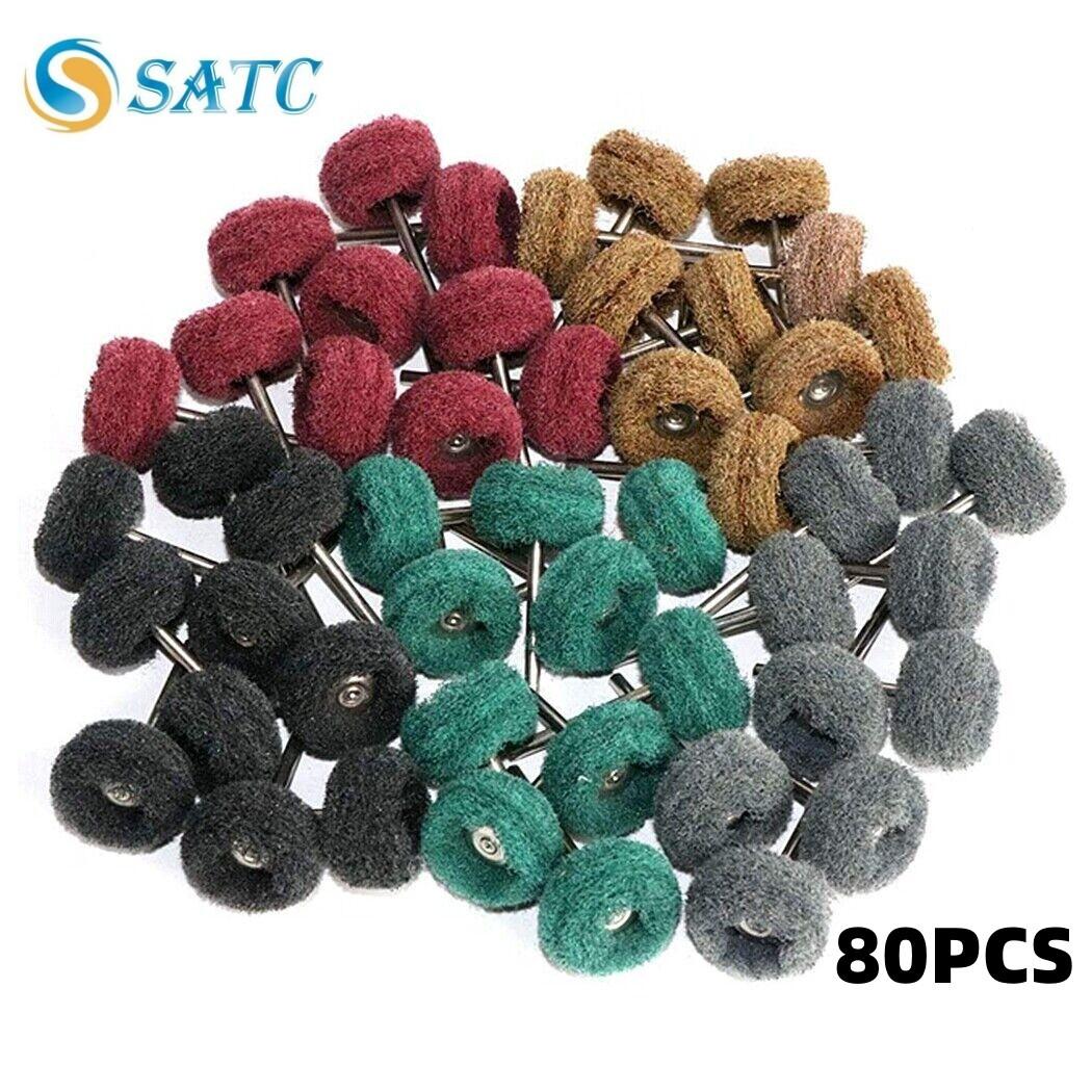 80-Piece Metal Polishing Buffing Wheel Kit
