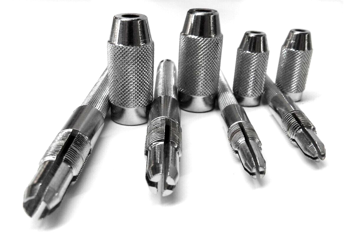 4-Piece Handheld Pin Vise Set: Chucks for Metalsmithing