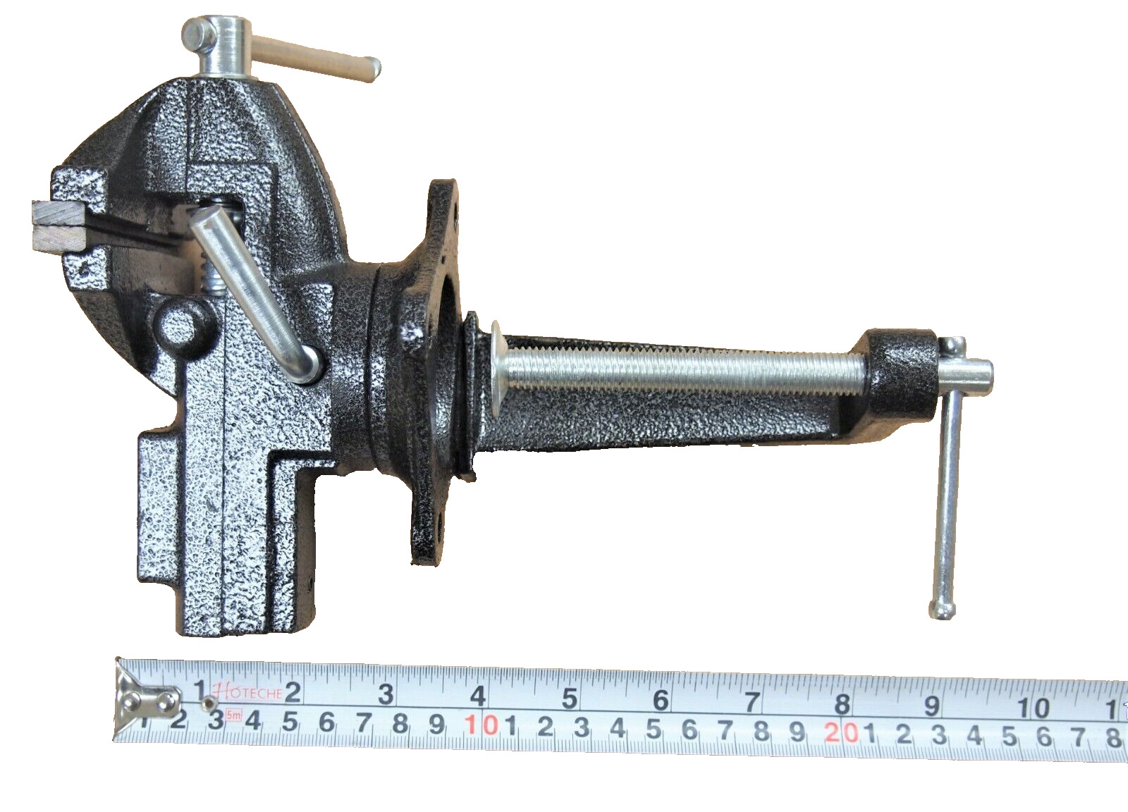 Multi-function Bench Vise with Swivel Base and Anvil