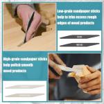 20 Pcs Sanding Sticks for Model Crafting