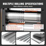 VEVOR 2.24" Jewelry Rolling Mill Machine 3-in-1
