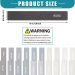 20 Pcs Sanding Sticks for Metal and Wood