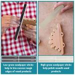 20 Pcs Sanding Sticks for Metal and Wood
