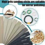 20 Pcs Sanding Sticks for Metal and Wood