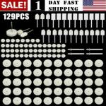 129 Mixed Soft Felt Polishing Buffing Wheel Set