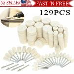 129 Mixed Soft Felt Polishing Buffing Wheel Set