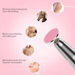 60-Pack Sandpaper Discs with Metal Nail Drill Bit