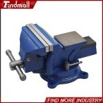 4" Heavy Duty Bench Vise with Swivel Base