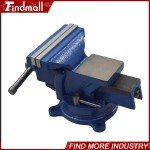 4" Heavy Duty Bench Vise with Swivel Base