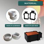 Cast Iron Flask Mold & Aluminum Ring Mold